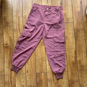 Zara Women’s Mauve Cargo Jogger Pants